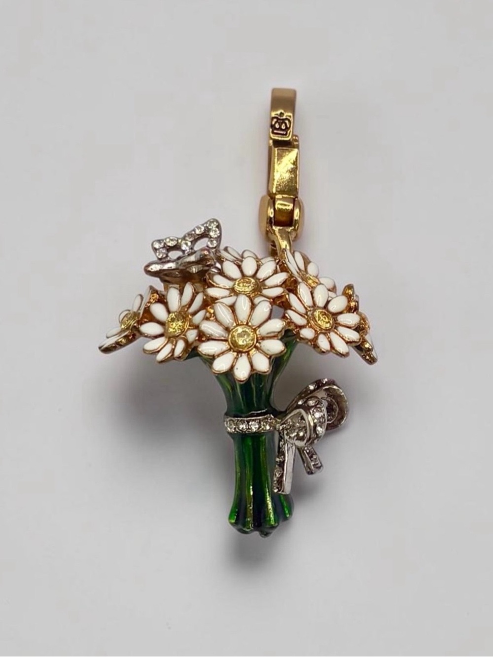 Vintage Juicy Couture Daisy Bouquet Butterfly Charm